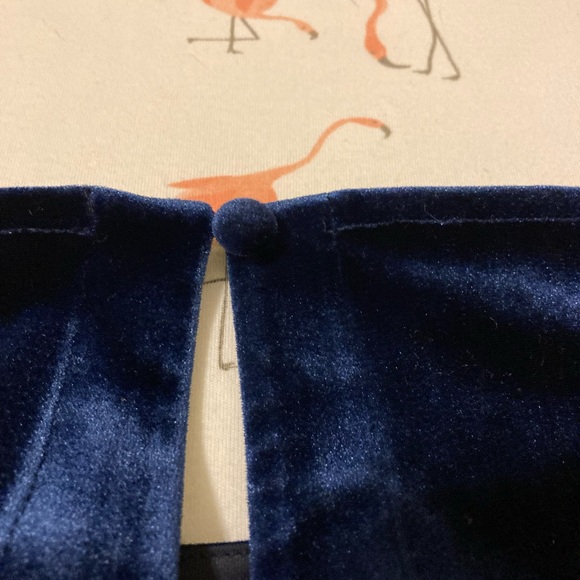 Vineyard Vines 🐳 Flutter Sleeve Velvet Romper EUC Size Small - Picture 8 of 9